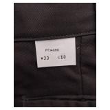APPEARS NEW - Red Kap Charcoal Grey Work Shorts (Size 33w 10L) Set of 3