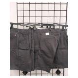 APPEARS NEW - Red Kap Charcoal Grey Work Shorts (Size 33w 10L) Set of 3