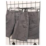 APPEARS NEW - Red Kap Charcoal Grey Work Shorts (Size 34w 10L) Set of 2