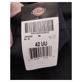 APPEARS NEW - Dickies LP817 Mens Industrial Flat Front Comfort Waist Pant - Charcoal - (Size 42 x 30) Set of 2