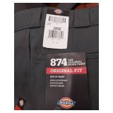 APPEARS NEW - Dickies Mens Original 874 Work Pant - Charcoal (Size 32x30)  - Retail: $50