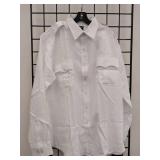 APPEARS NEW - Van Heusen Vanguard White Dress Shirt (Size 36/37 neck 17)
