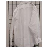 APPEARS NEW - Liberty White Polyester Dress Shirt (Size XL 34/35 neck 17-17 1/2)