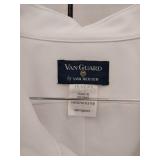 APPEARS NEW - Van Guard by Van Heusen White Uniform Shirt (Size Small 19 1/2)