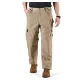 APPEARS NEW - 5.11 Work Gear Men s Taclite Pro Performance Pants  Cargo Pockets  Action Waistband  Stone  (Size 42W x 32L) Style 74273  - Retail: $69