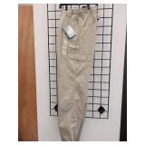 APPEARS NEW - 5.11 Tactical Men s Taclite Pro Work Pants  Lightweight Poly-Cotton Ripstop Fabric  (Size 46 Unhemmed)  TDU Khaki  Style 74273L  - Retail: $73
