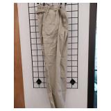 APPEARS NEW - 5.11 Tactical Men s Taclite Pro Work Pants  Lightweight Poly-Cotton Ripstop Fabric  (Size 46 Unhemmed)  TDU Khaki  Style 74273L  - Retail: $73