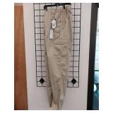 APPEARS NEW - 5.11 Tactical Men s Taclite Pro Work Pants  Lightweight Poly-Cotton Ripstop Fabric (Size 48 Unhemmed) TDU Khaki  Style 74273L  - Retail: $125