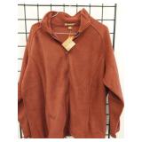 APPEARS NEW - Harriton Burgandy Colored Full-Zip Fleece Jacket (Size 2XL)