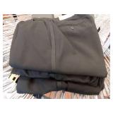 APPEARS NEW - Chaplin Black Catering Dress Pants (Size 30) 3 Pack