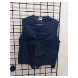 Dotstar Navy Blue Button-Up Vest