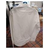 Chaplin White Pleated Dress Shirt (Size S 34-35)