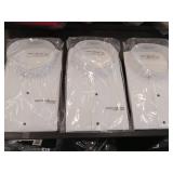 FACTORY SEALED - Martino Collection by Henry Segal White Tuxedo Shirt (Size XL 36-37) 3 Pack