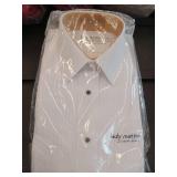 APPEARS NEW - Lady Martino White Tuxedo Shirt by Henry Segal (Size 6) 2 Pack