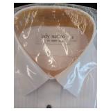 APPEARS NEW - Lady Martino White Tuxedo Shirt by Henry Segal (Size 6) 2 Pack