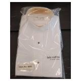 FACTORY SEALED - Lady Martino by Henry Segal White Dress Shirt Size 8