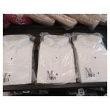 APPEARS NEW - MINA White Button Down Dress Shirts (Size 12) 3 Pack
