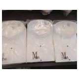 APPEARS NEW - Mina White Button Down Dress Shirt (Size 24) 3 Pack