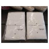 APPEARS NEW - Mina White Button Down Dress Shirt (Size 24) 2 Pack