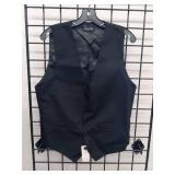 APPEARS NEW - Henry Segal Black Dress Vest Size Small