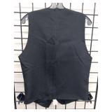 APPEARS NEW - Henry Segal Black Dress Vest Size Small