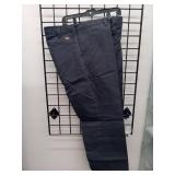 APPEARS NEW - Dickies Mens Industrial Flat Front Comfort Waist Pant - Charcoal/LP817 (38 x 39UL) 2 PACK