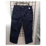 APPEARS NEW - Dickies Mens Regular Fit Staydark Jean With 6 Pocket - Dark Navy, style C7988DN. (Size 36x30) 2 PACK