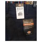 APPEARS NEW - Dickies Mens Regular Fit Staydark Jean With 6 Pocket - Dark Navy, style C7988DN. (Size 36x30) 2 PACK