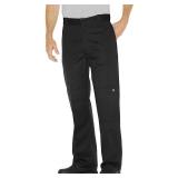 APPEARS NEW - Dickies Mens and Big Mens Loose Fit Double Knee Work Pants, Black (Size 38x30)