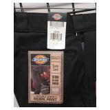 APPEARS NEW - Dickies Mens and Big Mens Loose Fit Double Knee Work Pants, Black (Size 38x30)
