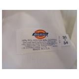 APPEARS NEW - Dickies White Twill Work Jeans (Size 30x34) 2 PACK