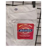 APPEARS NEW - Dickies White Twill Work Jeans (Size 30x34) 2 PACK