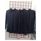 APPEARS NEW - Tru-Spec Ladies Long Sleeve 100% Poly Performance Polo, Navy. Size Small (3 PACK)  - Retail: $74