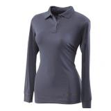 APPEARS NEW - Tru-Spec Ladies Long Sleeve 100% Poly Performance Polo, Navy. Size XL (3 PACK)  - Retail: $74