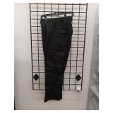 APPEARS NEW - Pro-Tuff Black Tactical Cargo Pants (Size 28) 2 PACK