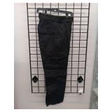 APPEARS NEW - Pro-Tuff Black Tactical Cargo Pants (Size 28) 2 PACK