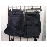 APPEARS NEW - Pro-Tuff Black Tactical Cargo Pants (Size 28) 2 PACK