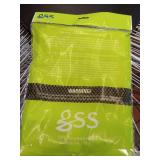 FACTORY SEALED - GSS SAFETY 1001 Standard Class 2 Vest with Two Pockets, Lime. Size Large