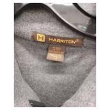 Harriton Gray Full-Zip Fleece Jacket (Large)