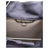 APPEARS NEW - Port Authority Navy Blue Zipper Jacket (Size XL)