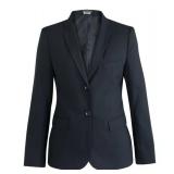 APPEARS NEW - Lady Edwards Signature Navy Wool Blend Blazer and Skirt (Size 6)  - Retail: $85