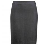Edwards Signature Grey Poly Wool Skirt Size 14