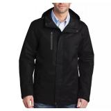 APPEARS NEW - Port Authority Hooded Jacket (Size XL)