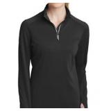 Sport-Tek Ladies Quarter Zip Athletic Pullover (Size Large)