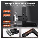 $95 Adjustable Trailer Hitch with Tightener, 2" Receiver, 12,500 LBS