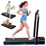 $140 Walking Pad with Handle Bar, 2.5HP Treadmill, Portable, Foldable