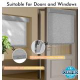 $72 Persilux Light Filtering Roller Shades Cordless Linen Grey 35x72