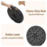 $160 INMOZATA 6 Pack Retractable Belt Stanchions, Black, 6.6ft Belts