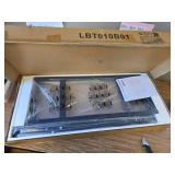 VASAGLE LBT10X High Thin Bar Table, Metal Frame, 40" Long