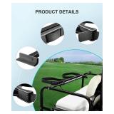 SCITOO Universal Golf Bag Holder for Golf Cart Rear Seat-Black